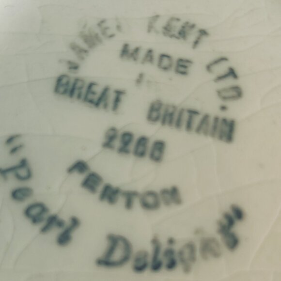 Condiment set made by James Kent at 'Old Foley Pottery" founded in.1897. Chintz - Picture 4 of 11